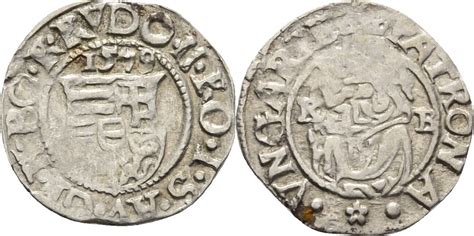 RDR Ungarn Kremnitz Denar 1579 Rudolph II 1576 1612 VF MA Shops