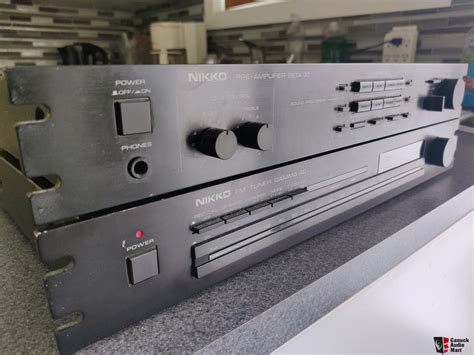 Nikko Beta 30 Preamp Nikko Gamma 40 FM Tuner Separate Or As A Set