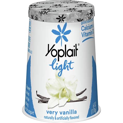 Yoplait Light Very Vanilla Fat Free Yogurt 6 Oz