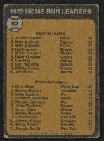 1973 Topps 62 Home Run Leaders Johnny Bench Dick Allen Pristine