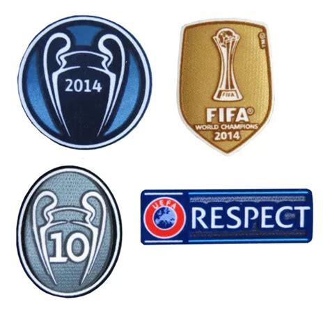 Set Parches Champions League Real Madrid Env O Gratis