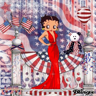 Happy 4th of July!! (Betty Boop) Picture #124417022 | Blingee.com