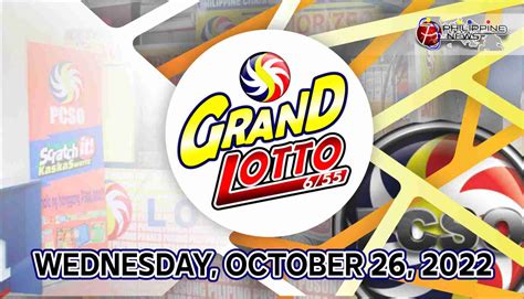 6 55 LOTTO RESULT Today Wednesday October 26 2022 Official PCSO