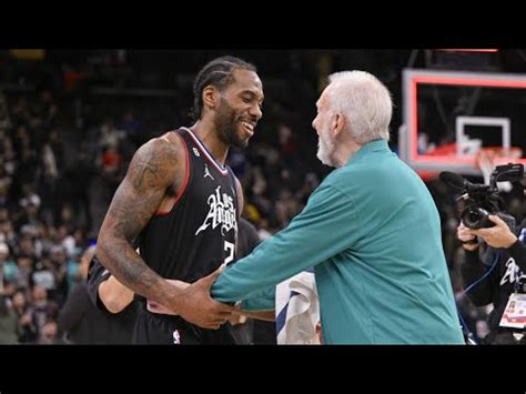 Gregg Popovich Shows The World Why Kawhi Leonard Is His Favorite Player