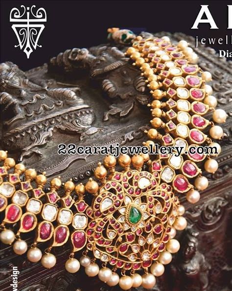 Kundan Necklace by Arnav Jewels | Gold jewellery design necklaces, Gold jewelry fashion, Jewelry ...