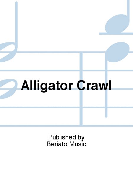 Alligator Crawl Piano Solo Sheet Music Sheet Music Plus