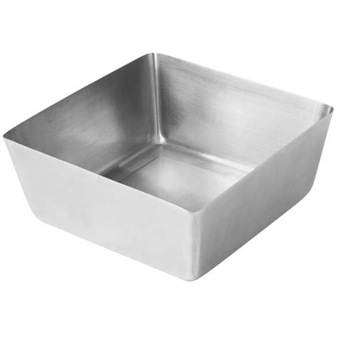 American Metalcraft Ssq Oz Satin Finish Stainless Steel Square Bowl