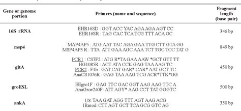 Table 2 From SEVERE ANAPLASMA PHAGOCYTOPHILUM AND BABESIA DIVERGENS