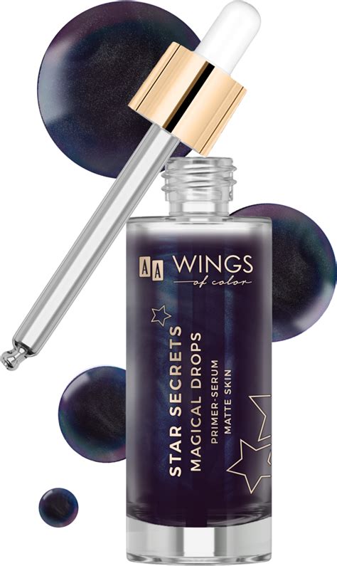 AA WINGS OF COLOR Star Secrets baza serum pod makijaż matująca