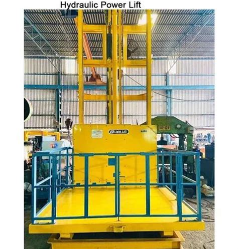 Hydraulic Power Lift Max Capacity 5 Ton Operating Height 40 Feet At