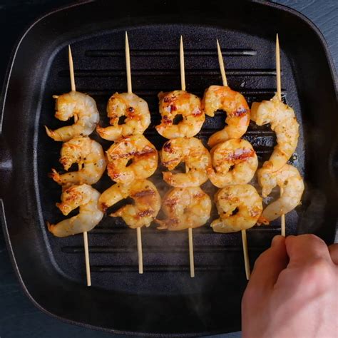 Grilled Garlic Herb Shrimp Cheekykitchen