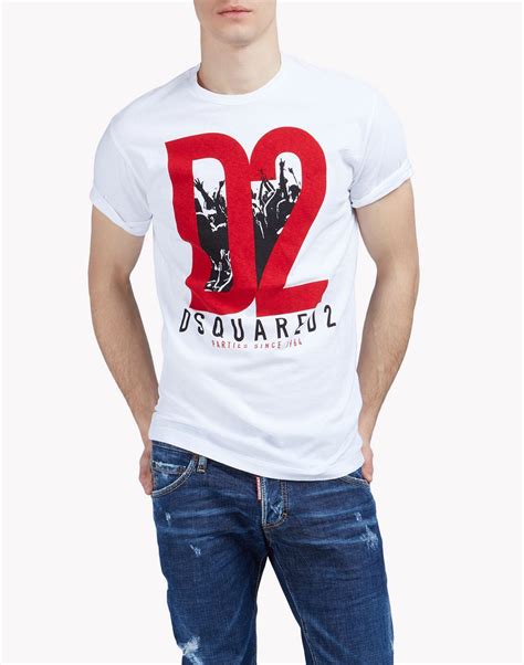 Dsquared D T Shirt Short Sleeve T Shirts Men Dsquared Online Store