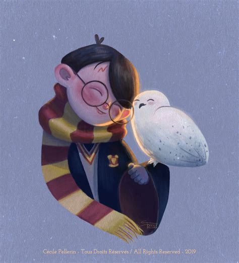 Hedwig Harry Potter Illustration