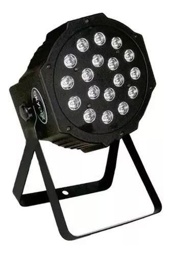 Canhão Refletor Luz 18 Leds Rgb Dmx 110v 220v Skypix Parcelamento sem