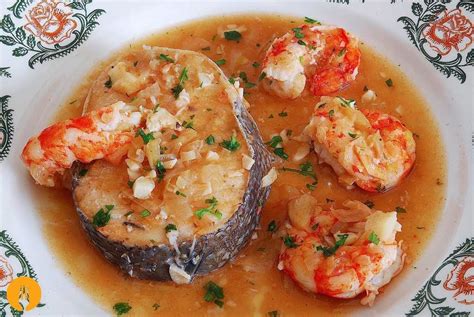 Merluza En Salsa Con Gambas Receta Casera Y V Deo Recetas De Cocina