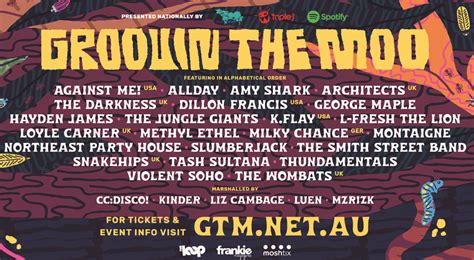 Groovin The Moo 2024 Lineup 2024 Florri Theadora