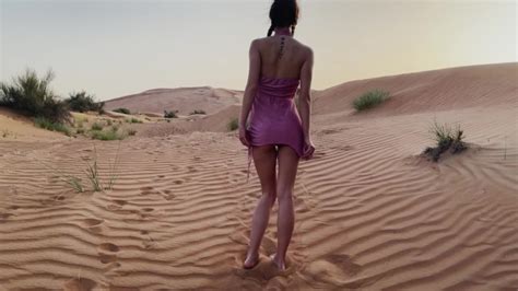 Pov Oriental Beauty Do Very Risky Outdoor Blowjob In Desert Of Strict Arab Country