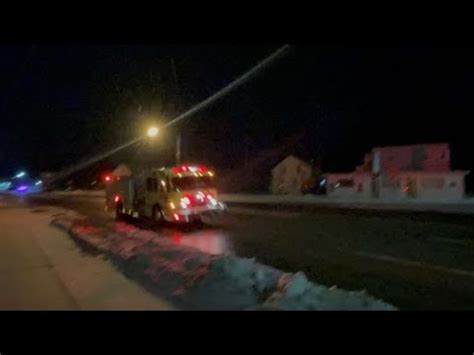 Bridgeport MI FD E 9 Responding VEHICLE FIRE AIR HORN YouTube