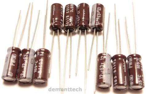 10x 12uF 63V Nichicon PW Radial Electrolytic Capacitors Caps 105C Low