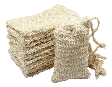 Bolsa De Jabón Exfoliante De Sisal Natural 30 Unidades Meses sin interés