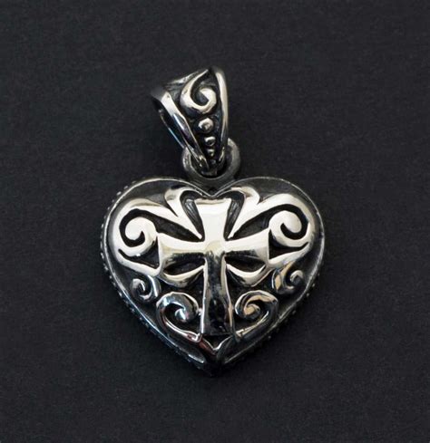 Pendentif Celte Sacr Coeur Croix Celtique En Argent G Mm