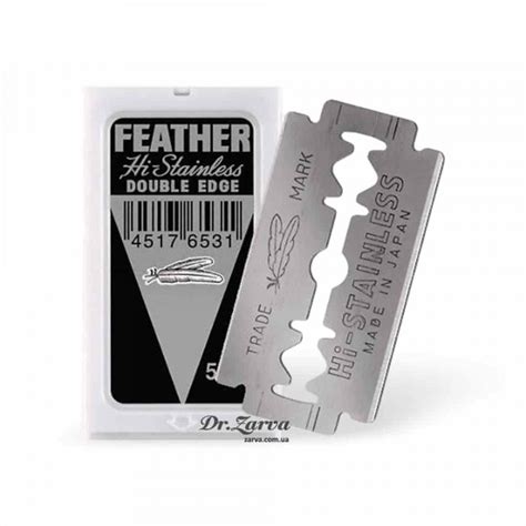 Лезвия FEATHER Hi-Stainless 5 шт - купить в Украине - DR. ZARVA