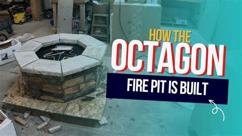 How Your Octagon Custom Stone Gas Fire Pit Is Built Outdoor Ideas