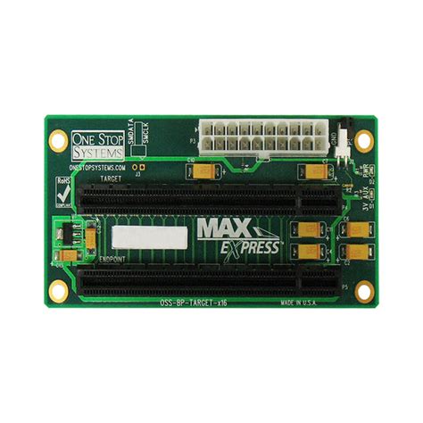 Pcie X16 20 Expansion Backplane 2019 One Stop Systems