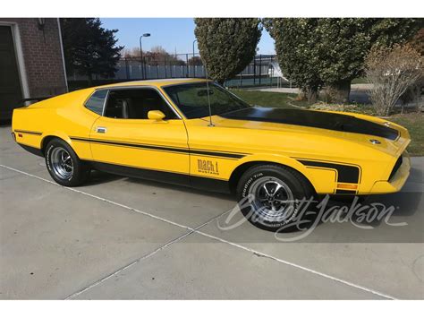 1971 Ford Mustang Mach 1 For Sale Cc 1672510