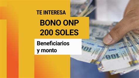 Bono ONP de 200 soles 2023 Cómo cobrar el subsidio