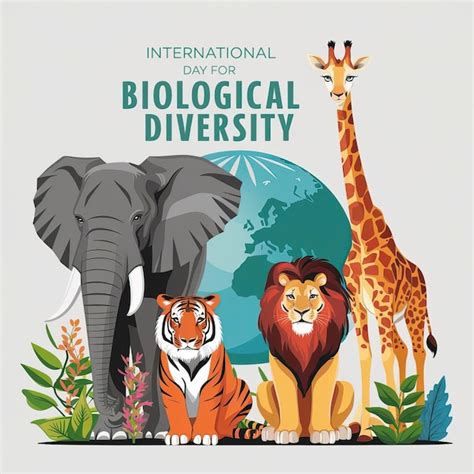 International Day For Biological Diversity Illustration Poster Post