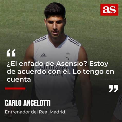 Diario AS on Twitter Ancelotti entendió el enfado de Asensio