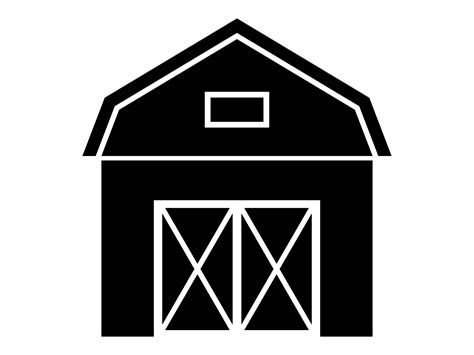 Barn SVG, Barn Silhouette, Barn Clipart, Barn Cut File, Barn PNG, Barn ...