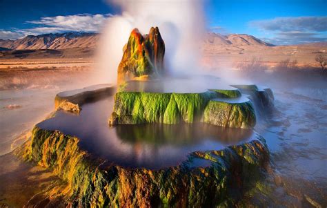 The Fly Geyser - Nevada, USA - WonderOUT