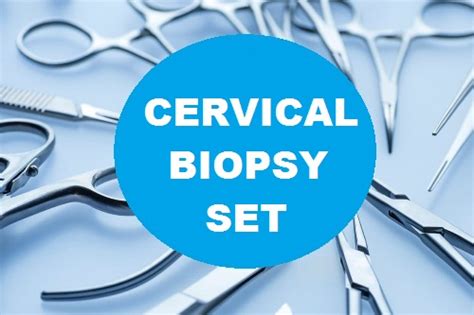 Cervical Biopsy Set Golden India Surgicals Surgical Instruments Manufacturer