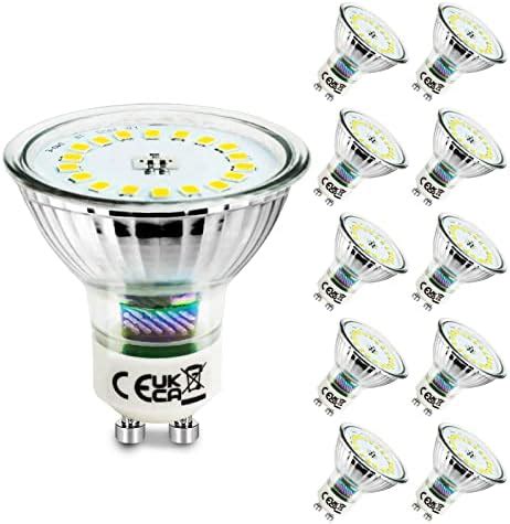 Dicuno Gu Led Bulbs Cool White K W Lm W Halogen