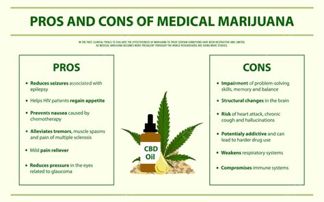 Pros Y Contras De La Marihuana Medicinal Ilustraci N Infogr Fica