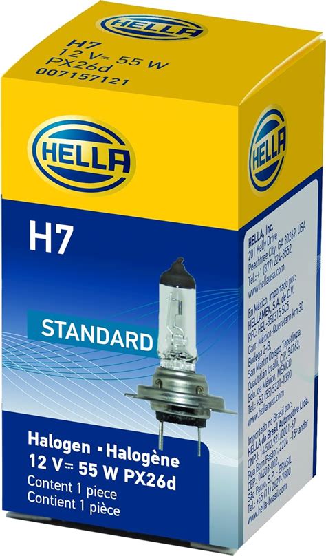 Amazon Fr Hella H7 12v 55w Halogen Standard Bulb