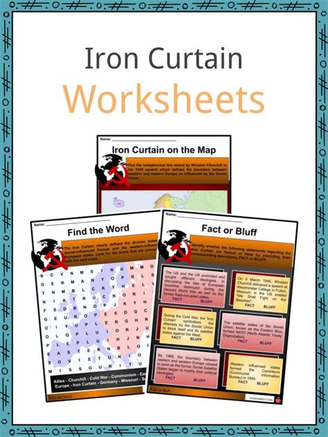 Iron Curtain Facts, Worksheets & Background For Kids