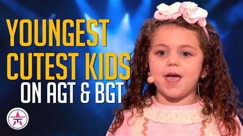 5 Youngest Cutest Kids On Agt And Bgt Ever Youtube