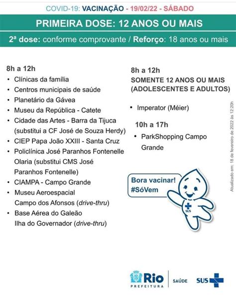 Covid 19 Confira os postos de vacinação e testagem que funcionam neste