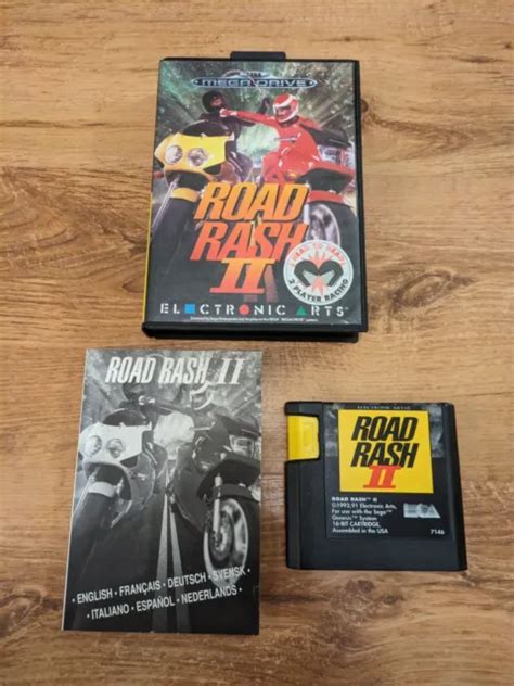 ROAD RASH II Sega Mega Drive Complete 24 99 PicClick UK