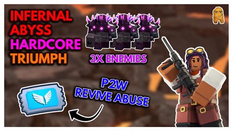 P2W Infernal Abyss Hardcore Triumph Roblox Tower Defense Simulator