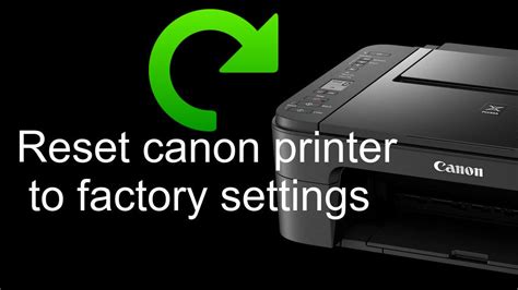 General Services How To Reset Canon Pixma Printer