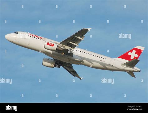 Swiss International Air Lines Airbus A Hb Ijj Takes Off From