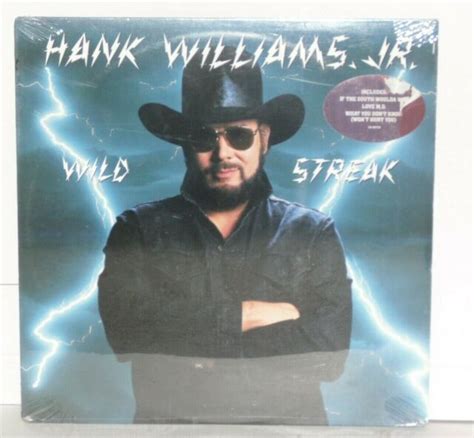 HANK WILLIAMS JR Wild Streak Sealed LP 1988 Curb Records 25725 1