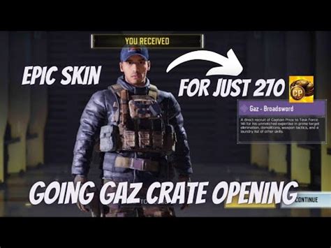 Epic Looking Skin For Just 270cp Going Gaz Crate Call Of Duty