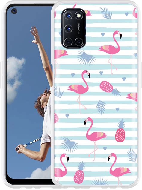 Oppo A Hoesje Flamingo Ananas Designed By Cazy Bol