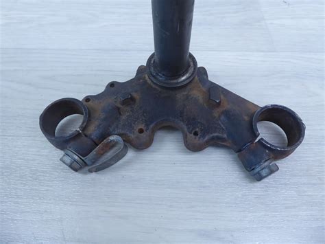 1972 Yamaha XS2 650 XS650 Y761 2 Triple Tree Steering Stem Clamp Yoke