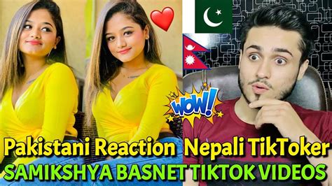 Pakistani Reaction On Nepali Tiktoker Samikshya Basnet Trending Tiktok